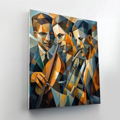 Picasso Inspired Abstract Musicians paint by color