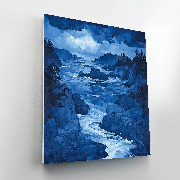 Arthur Lismer Inspired Storm Over McGregor Channels Paint by numbers art
