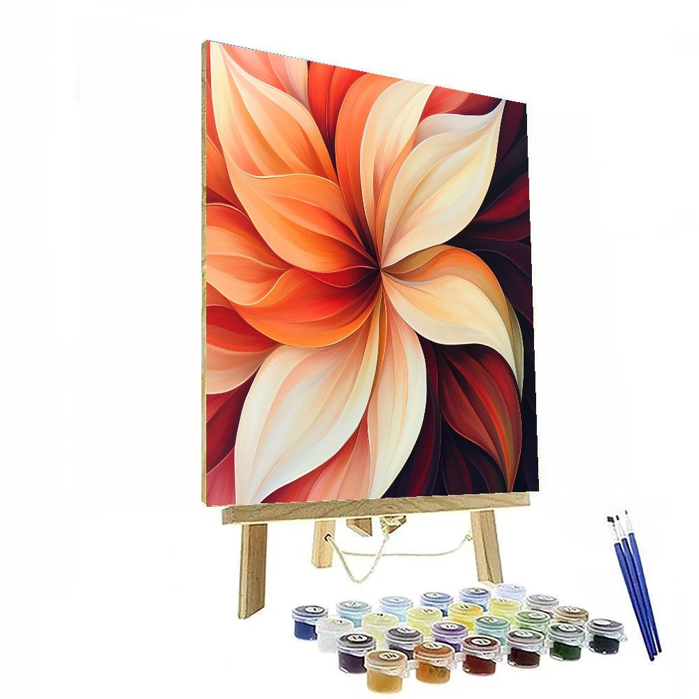 Georgia OKeeffe Inspired Desert Bloom painting number kit