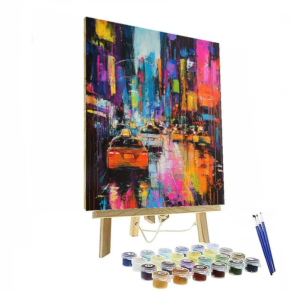 Jackson Pollock Inspired Urban Energy painting number kit