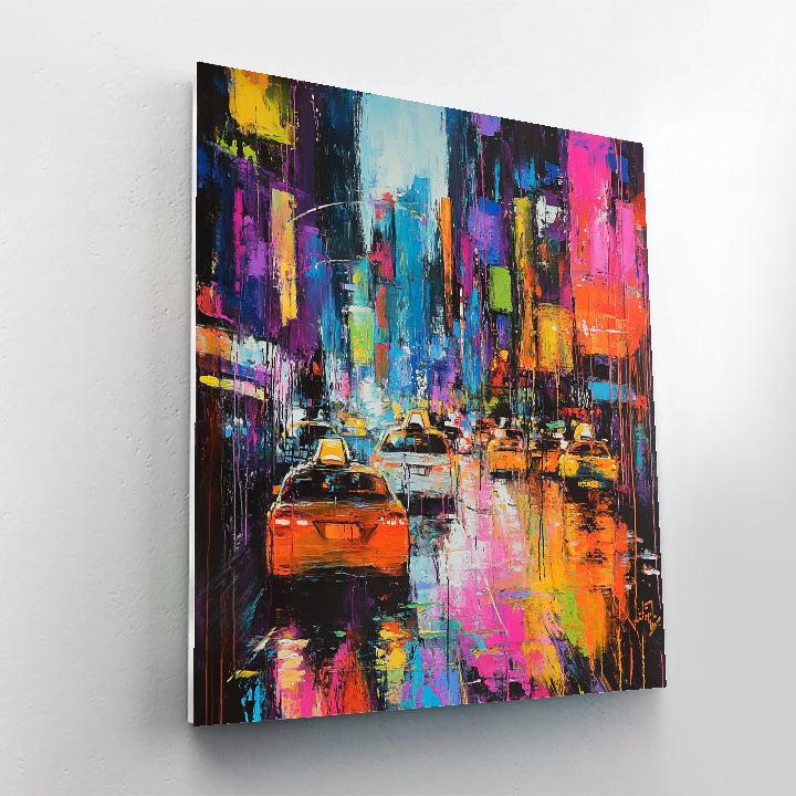 Jackson Pollock Inspired Urban Energy painting number kit