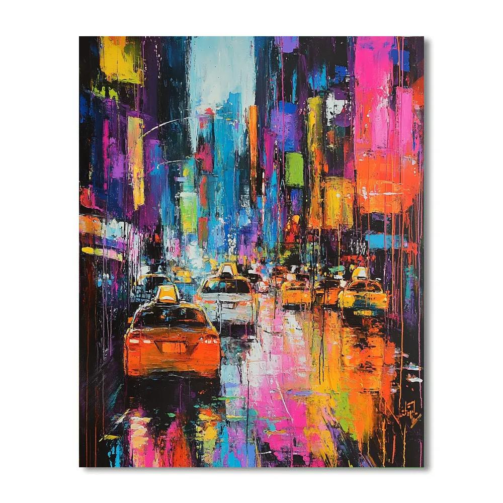 Jackson Pollock Inspired Urban Energy painting number kit