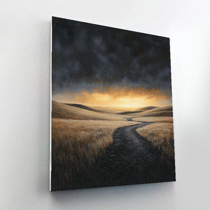 Francisco Goya Inspired Phantom Dunes At Dusk Numbered painting kits