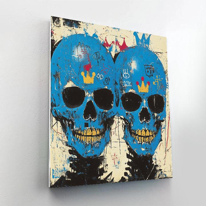 Jean-Michel Basquiat Inspired Fractured Identity paint by number