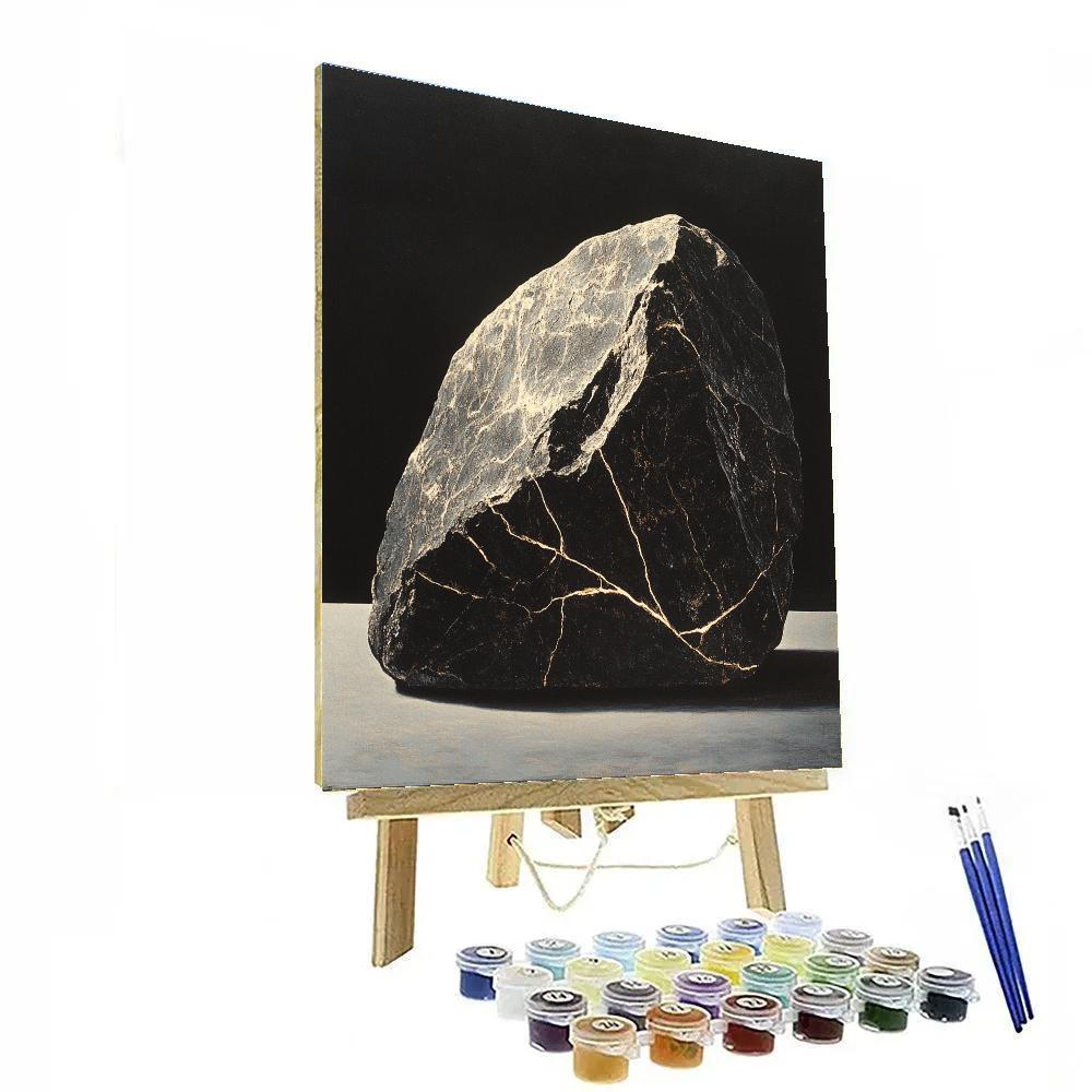 Caravaggio Inspired Obsidian Coastline painting number kit