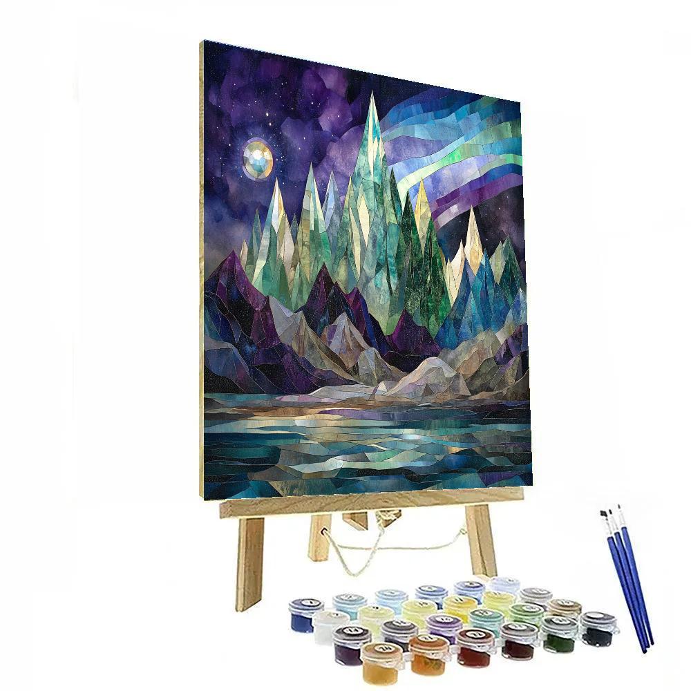 Georges Seurat Inspired Aurora Crystalline Range Paint by numbers kits