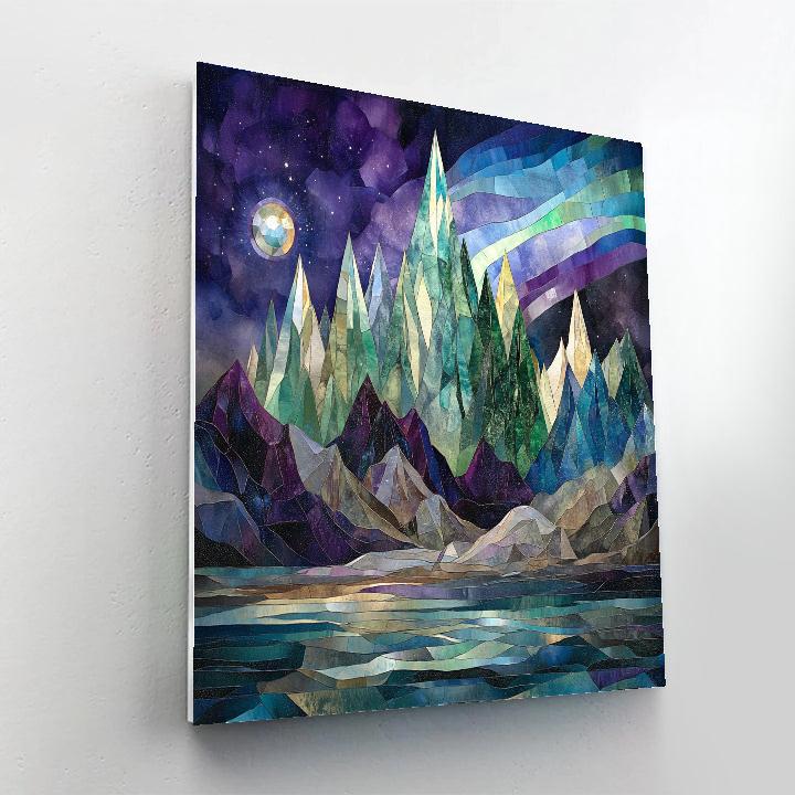 Georges Seurat Inspired Aurora Crystalline Range Paint by numbers kits