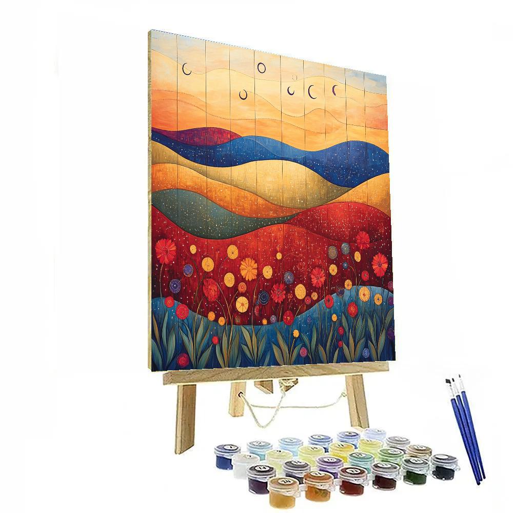 Paul Klee Inspired Celestial Garden Paint by numbers kits