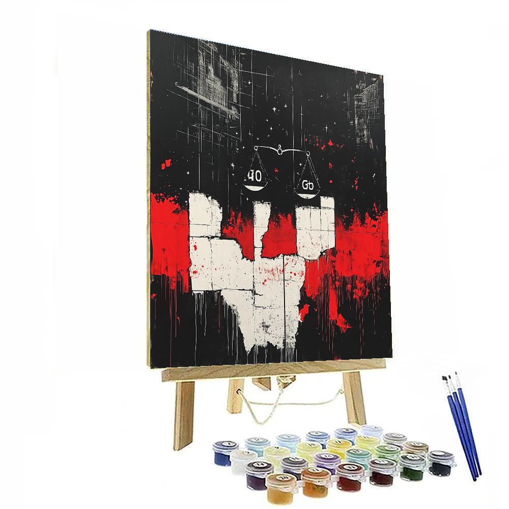 Banksy Inspired Social Justice Paint by numbers kits