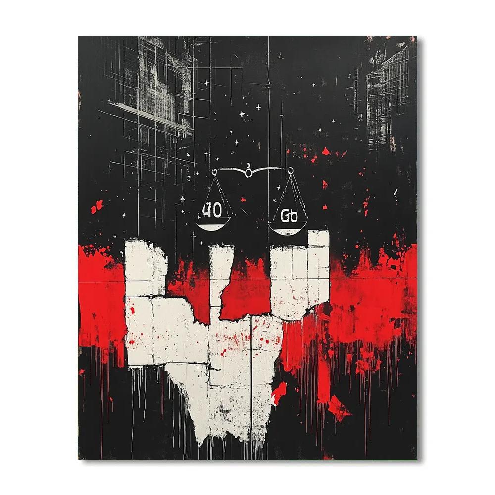 Banksy Inspired Social Justice Paint by numbers kits