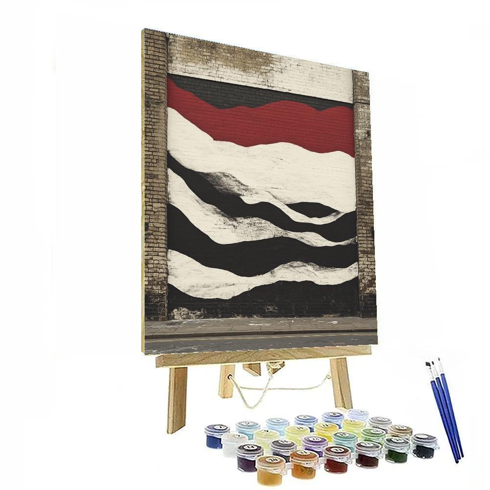 Banksy Inspired Environmentalism painting number kit