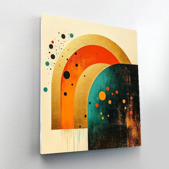 Joan Miró Inspired Melodic Sunrise Paint by numbers kits