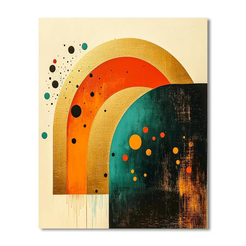 Joan Miró Inspired Melodic Sunrise Paint by numbers kits