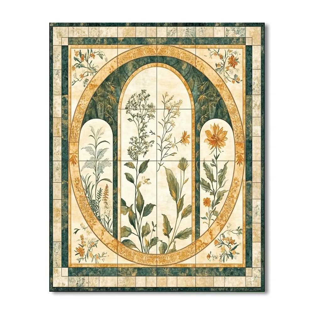 Alphonse Mucha Inspired Seasons Carousel Painting by numbers kit