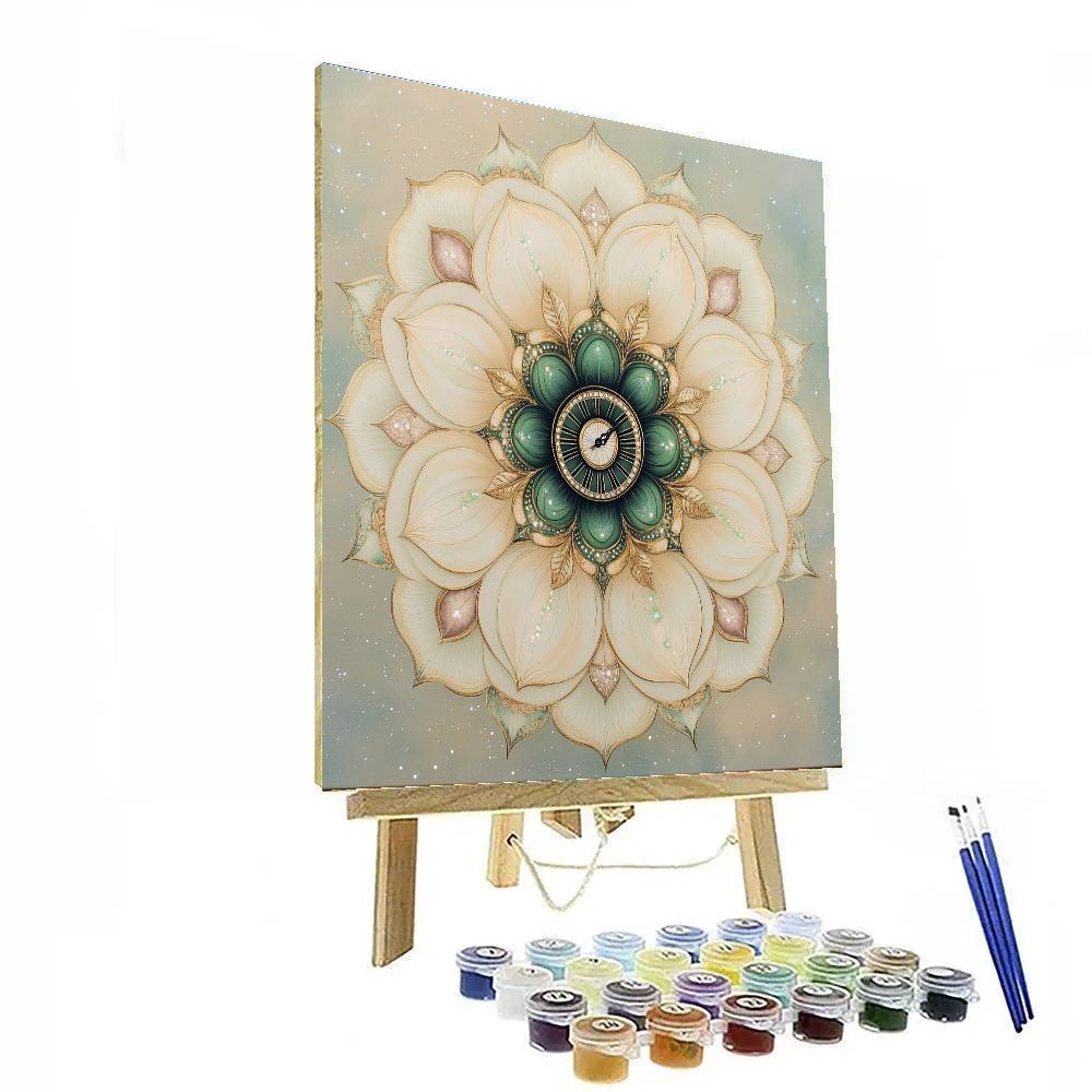 Alphonse Mucha Inspired Times Petals DIY paint by numbers