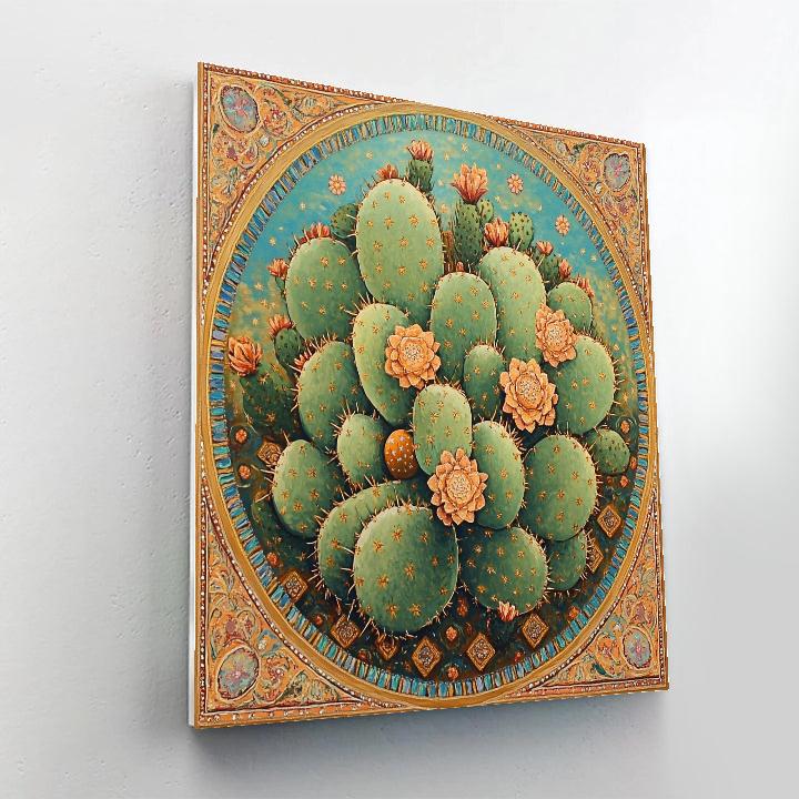 Frida Kahlo Inspired Resilient Cactus Mandala Painting by numbers kit