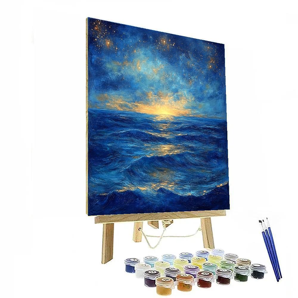 Edgar Degas Inspired Nebula Tides Painting by numbers kit
