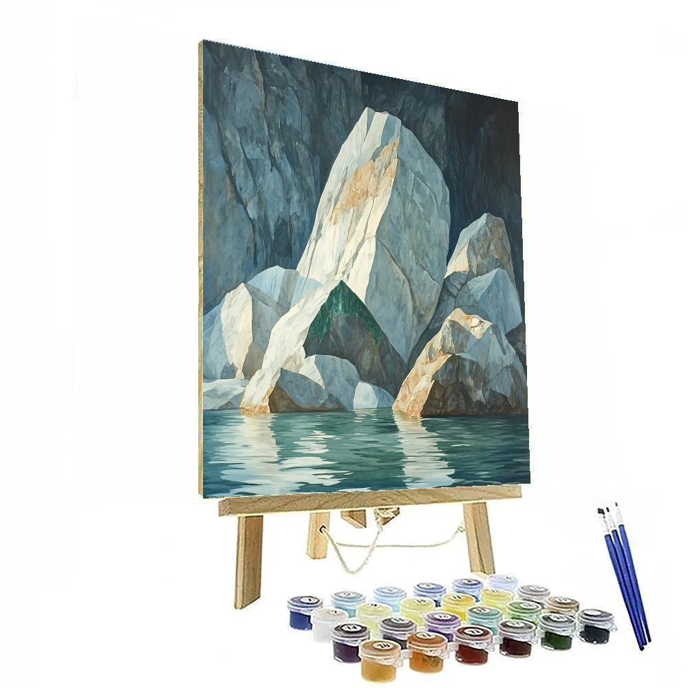 Michelangelo Inspired Granite Reef Painting by numbers kit