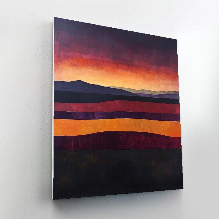Mark Rothko Inspired Cosmic Dusk Painting by numbers kit