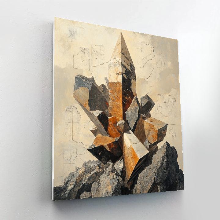 Michelangelo Inspired Meteor Garden Spire Painting by numbers kit