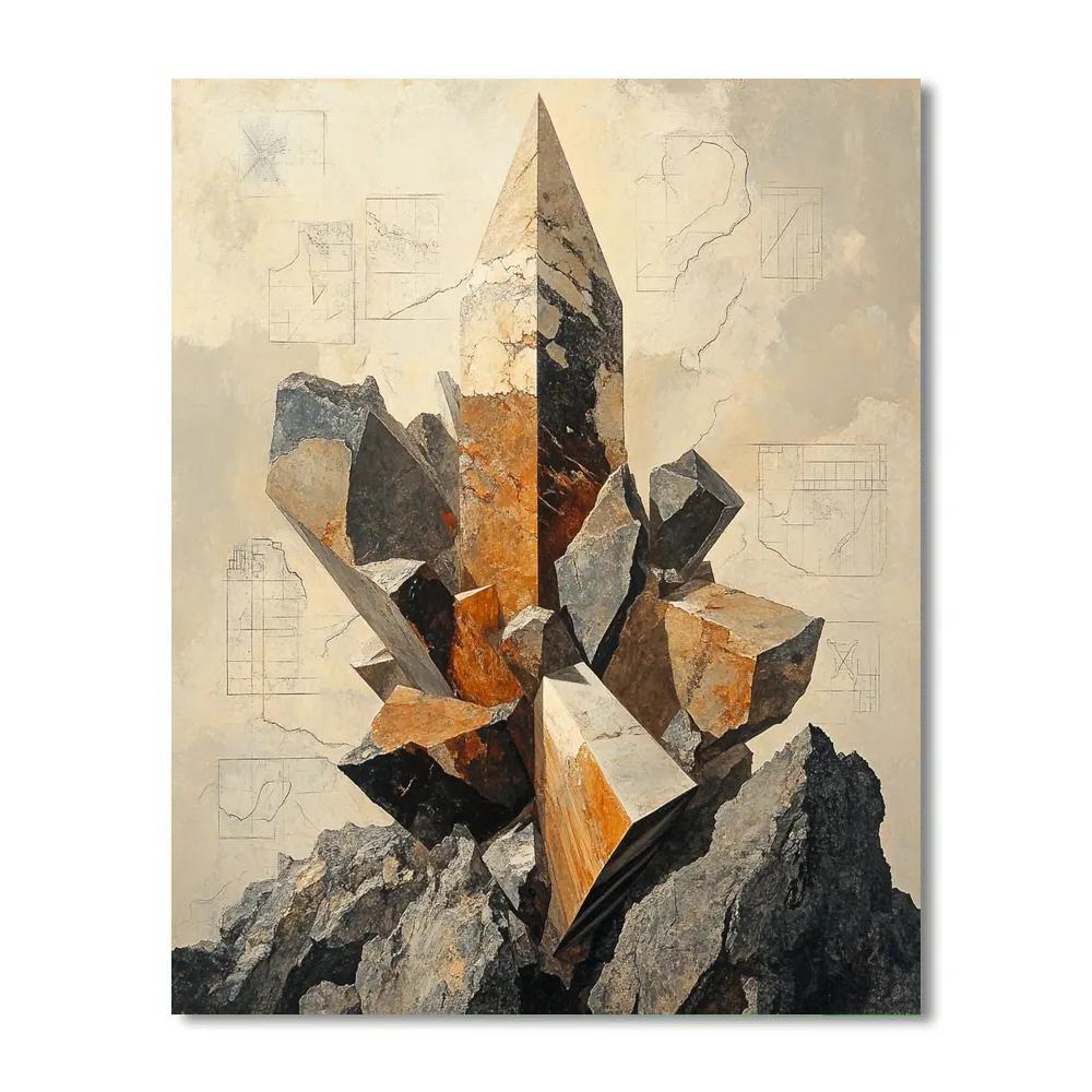 Michelangelo Inspired Meteor Garden Spire Painting by numbers kit