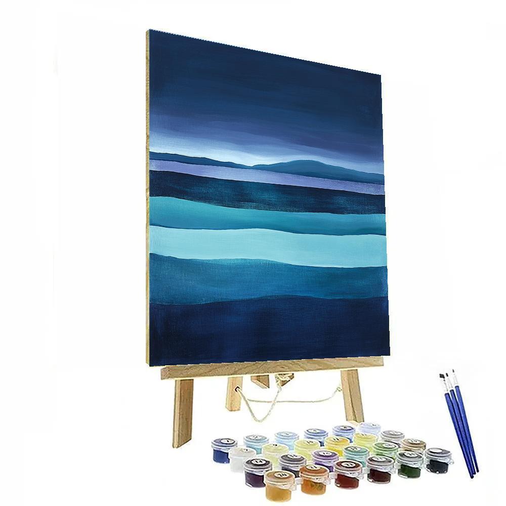 Mark Rothko Inspired Silent Aurora Number painting