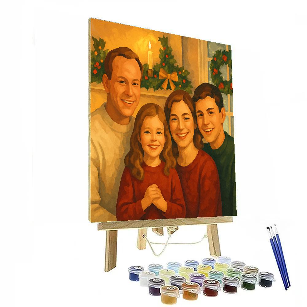 Hearthside Carol Painting by numbers kit