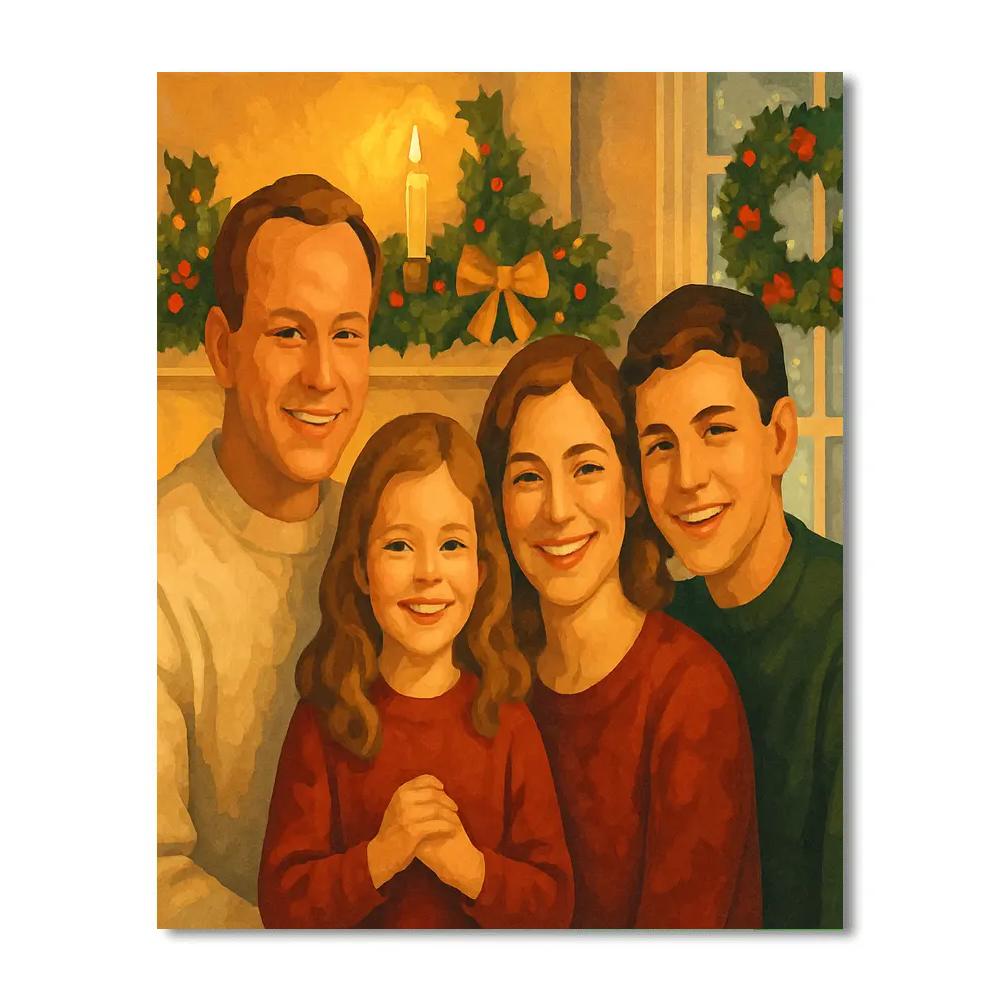 Hearthside Carol Painting by numbers kit