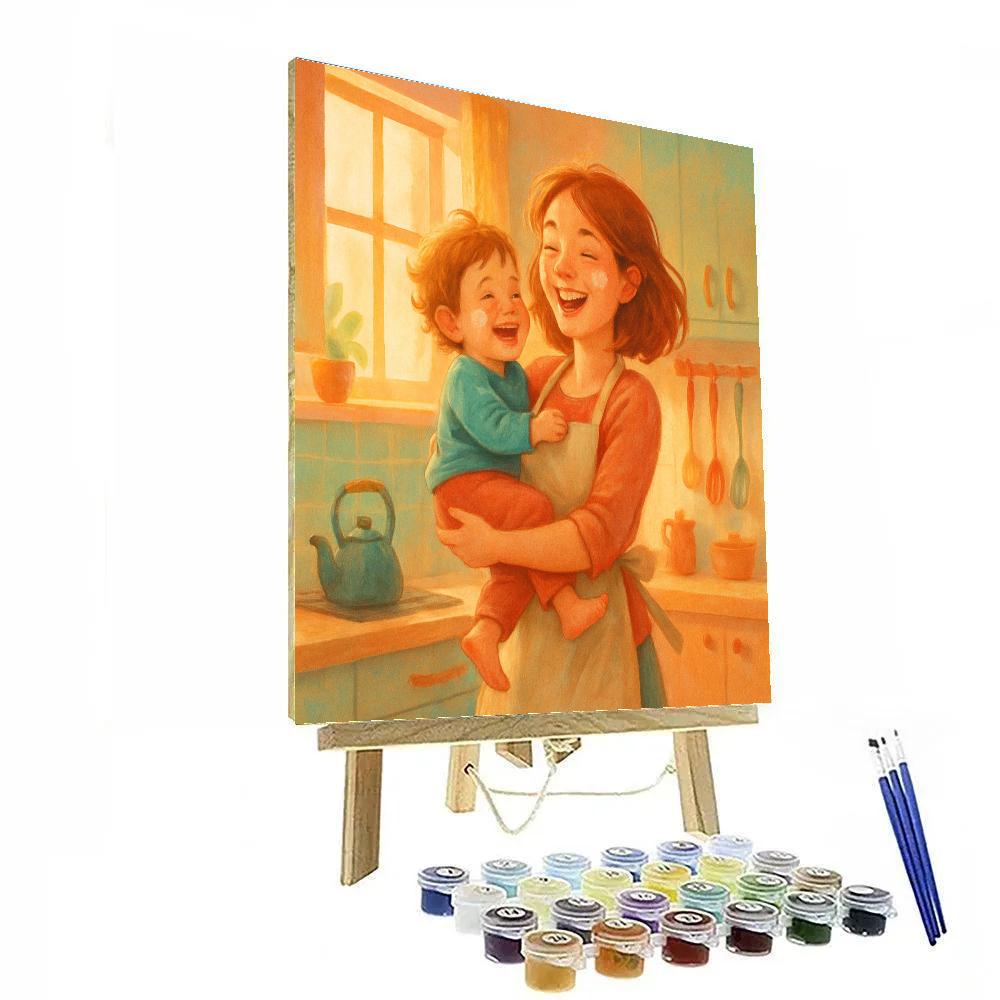 Kitchen Dance Morning paint by numbers