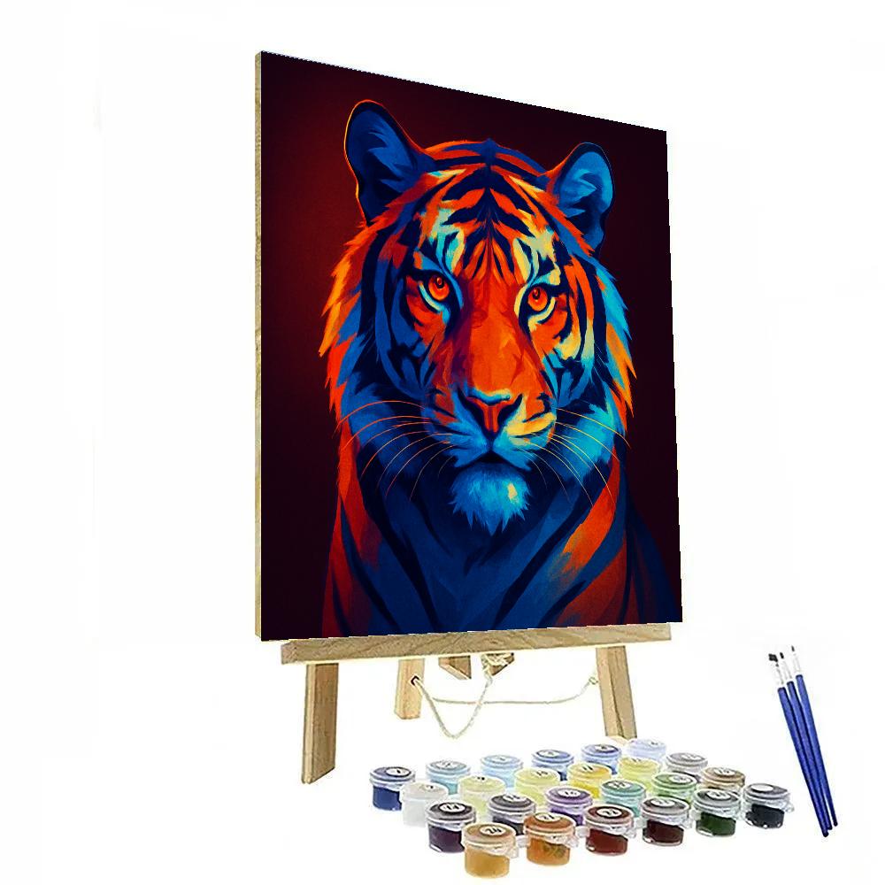 Chromatic Tiger Gaze Paint by numbers kits