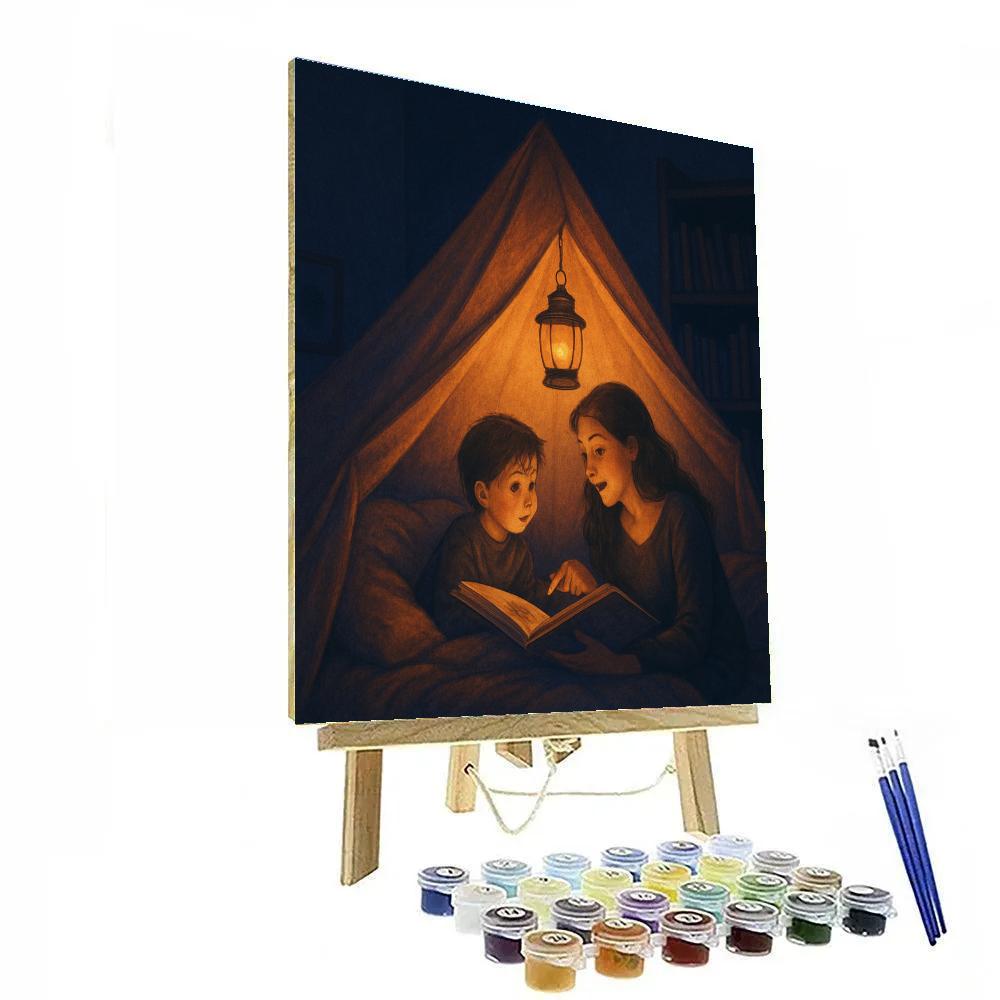 Bedtime Story Lantern paint by color