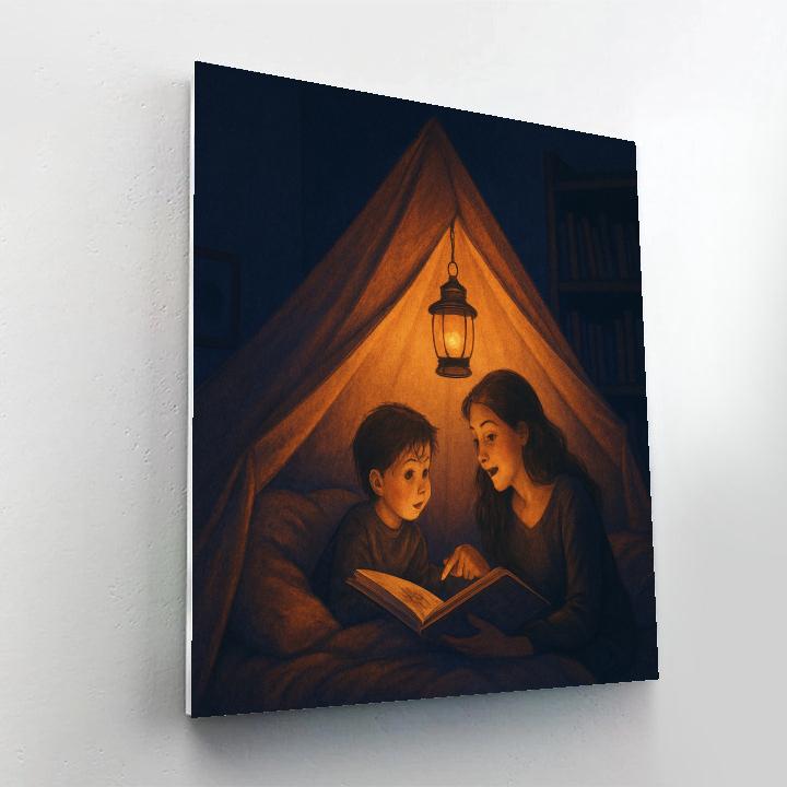 Bedtime Story Lantern paint by color