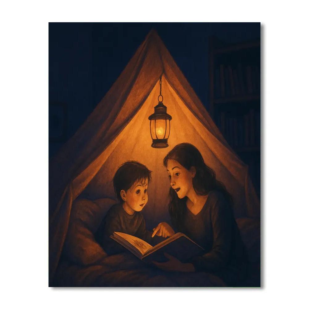 Bedtime Story Lantern paint by color