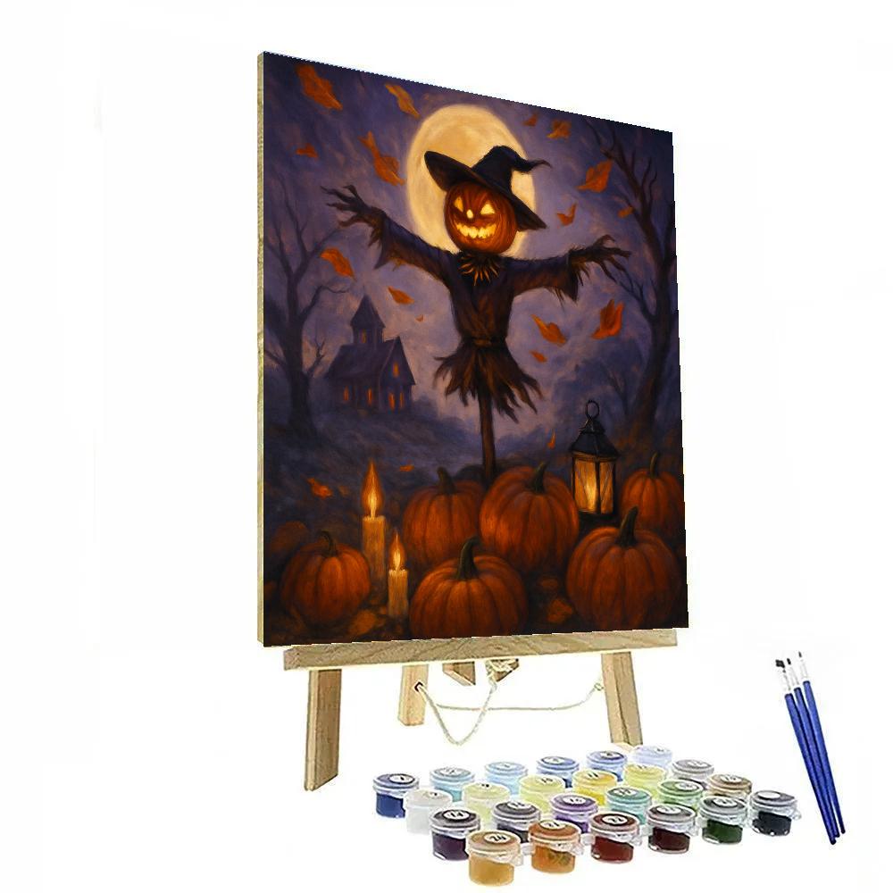 Moonlit Pumpkin Ridge Paint by numbers kits