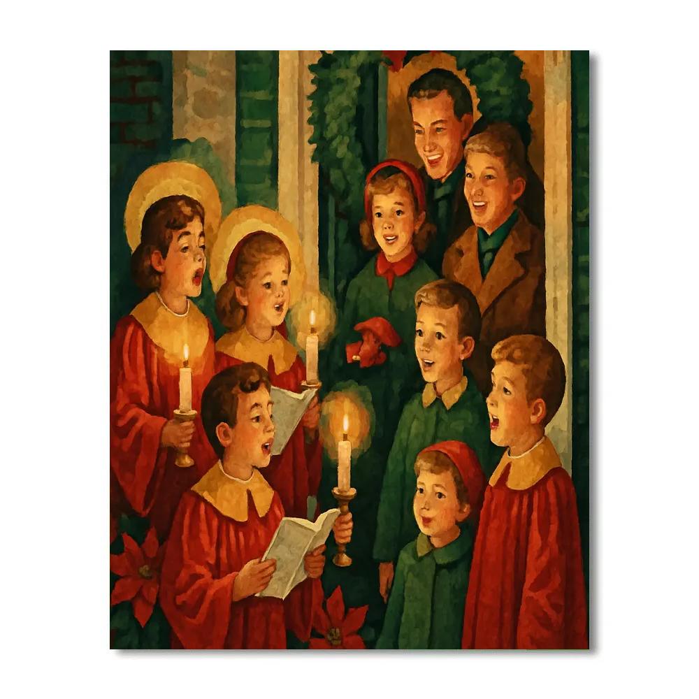 Candlelit Blessing Painting by numbers kit