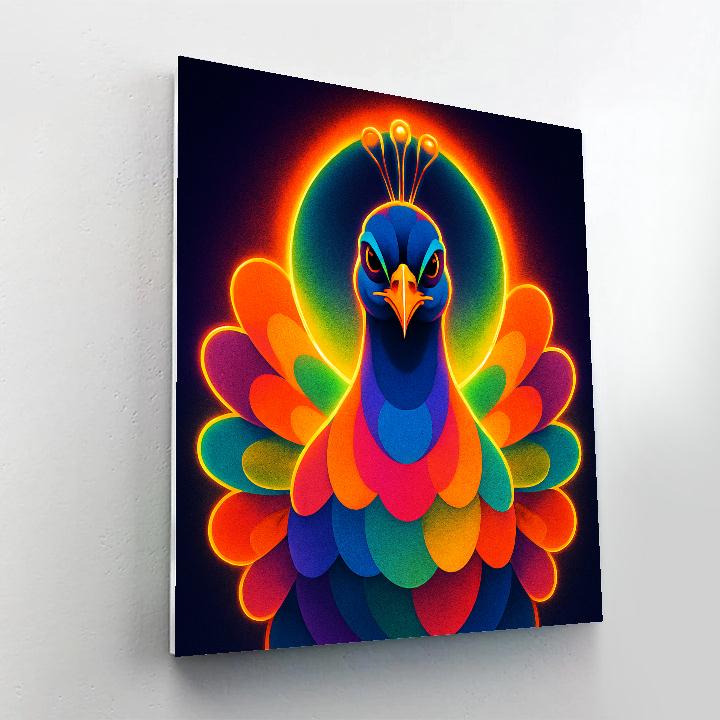 Regal Peacock Prism paint by numbers