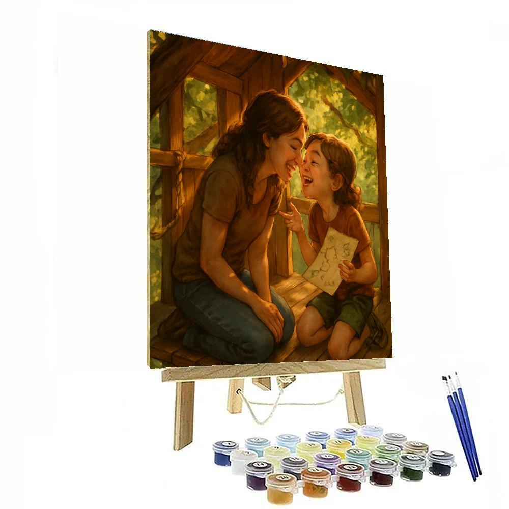 Treehouse Whisper Secrets paint by number