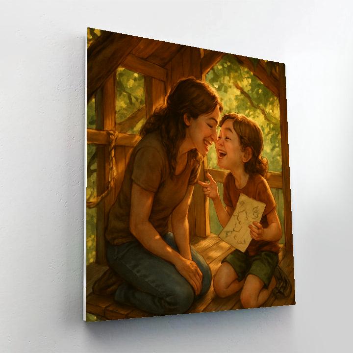 Treehouse Whisper Secrets paint by number