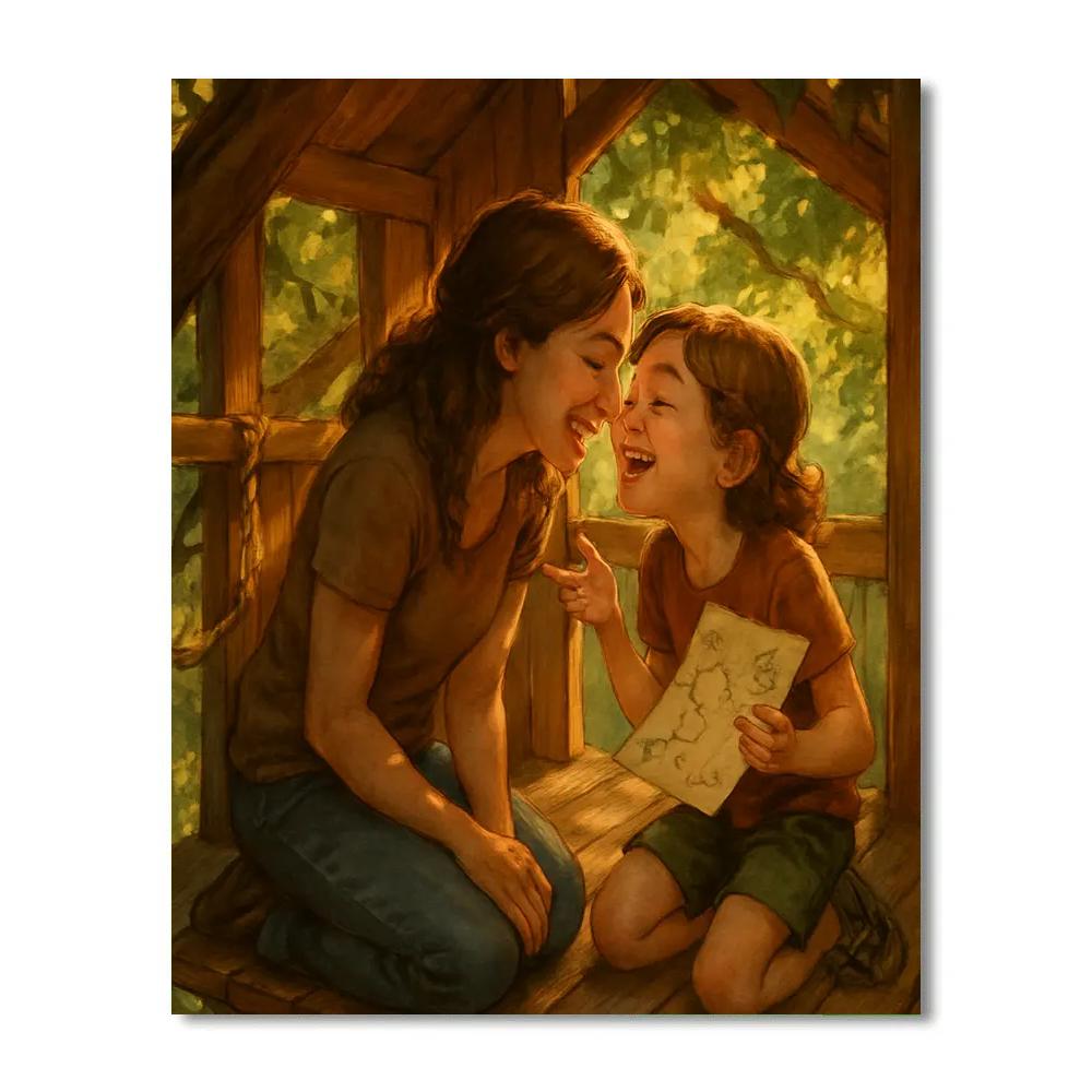 Treehouse Whisper Secrets paint by number