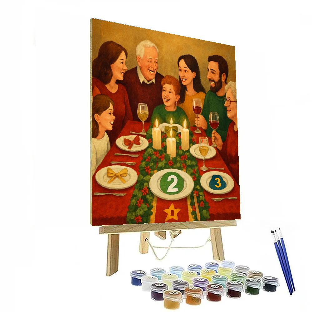Feast Of Ribbons paint by number