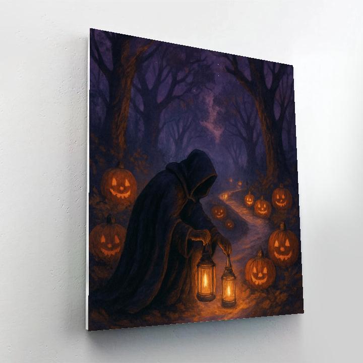 Lanterns Along The Hollow Painting by numbers kit