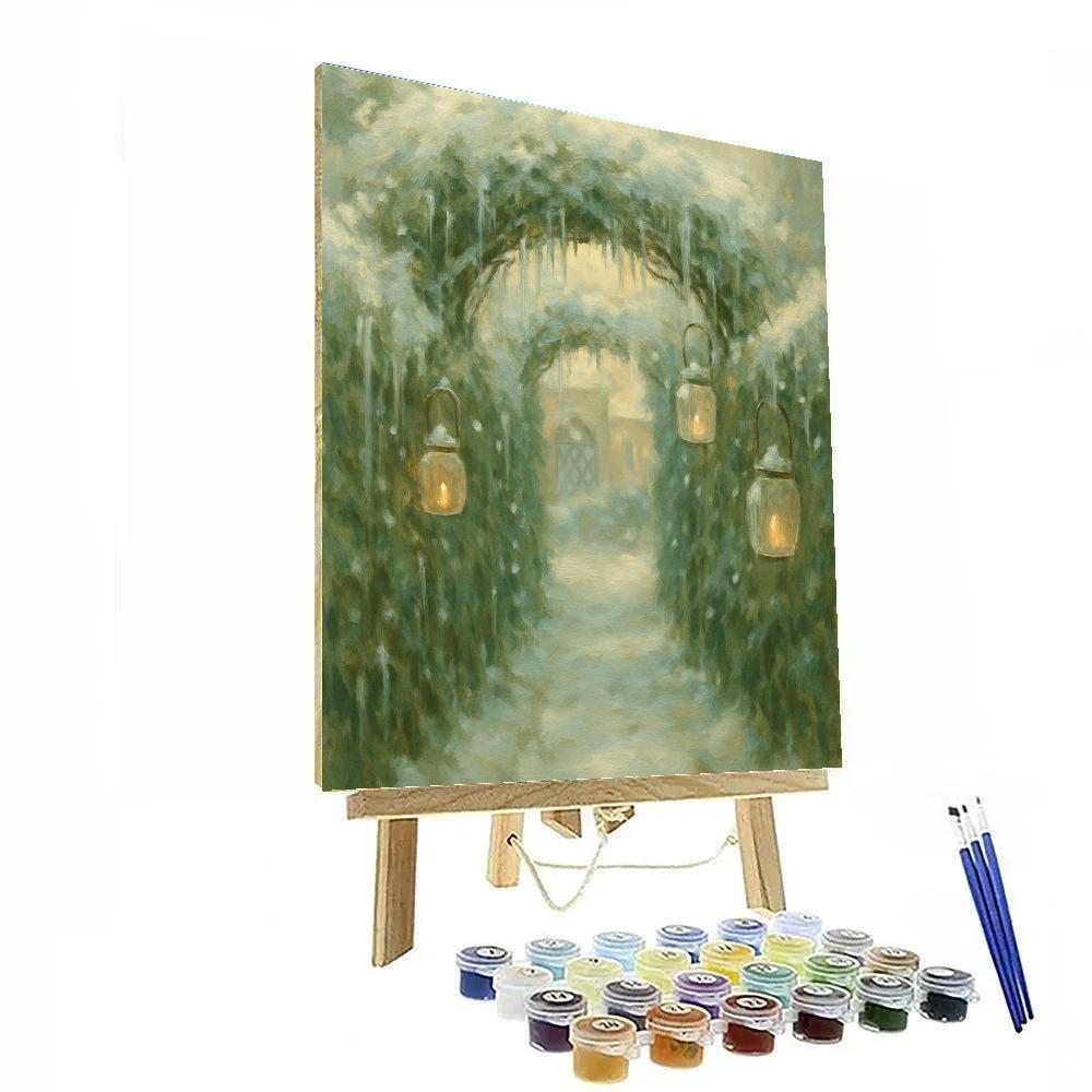 Icicle Garden Lane paint by color