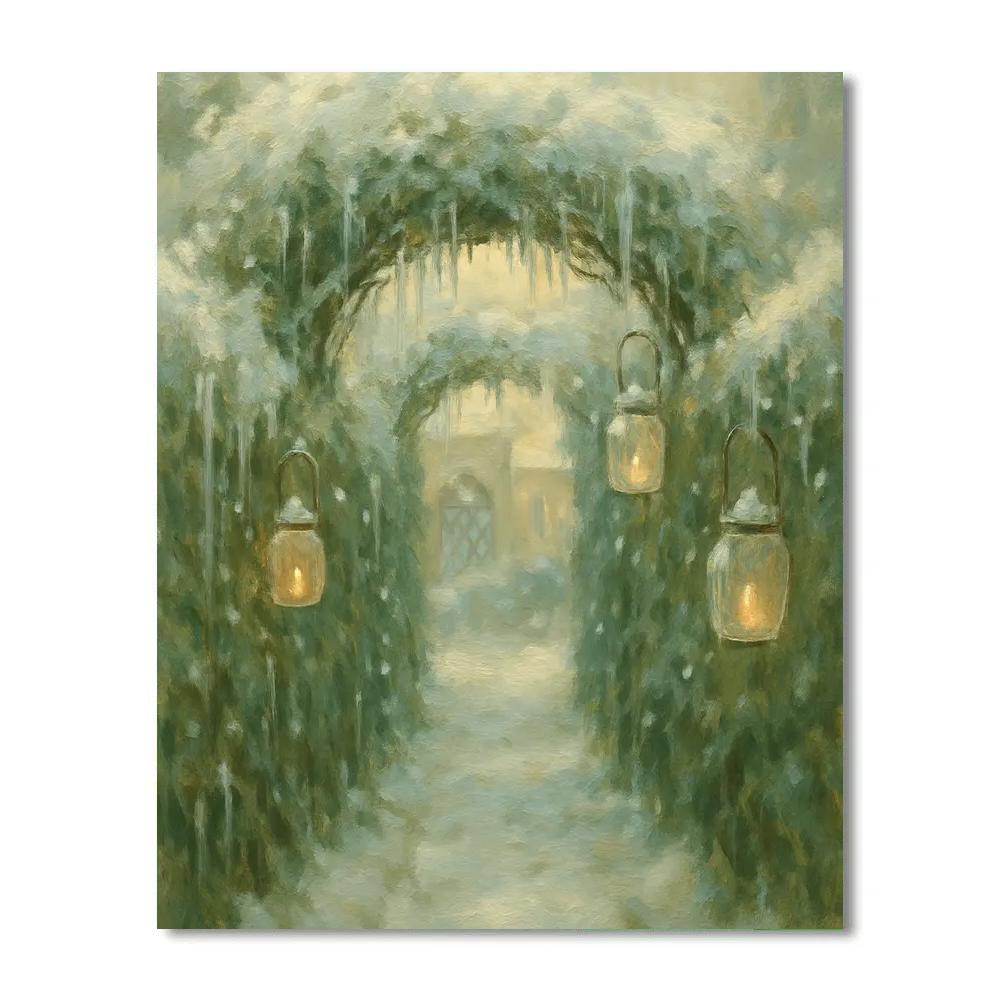 Icicle Garden Lane paint by color