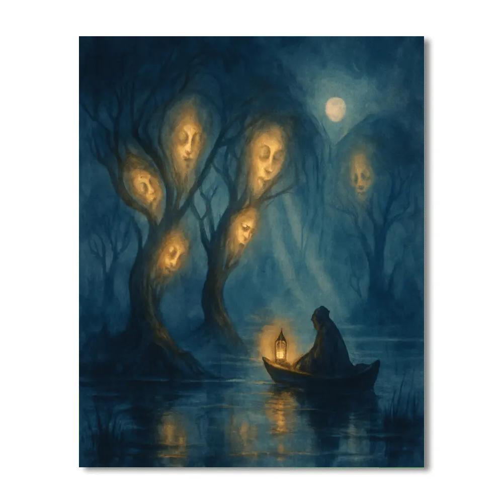Marsh Of Whispering Willows Paint by numbers kits
