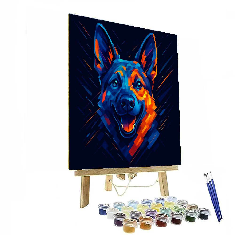 Turbo Hound Spectrum DIY paint by numbers