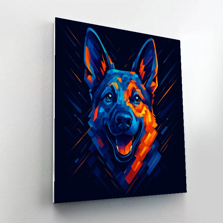 Turbo Hound Spectrum DIY paint by numbers