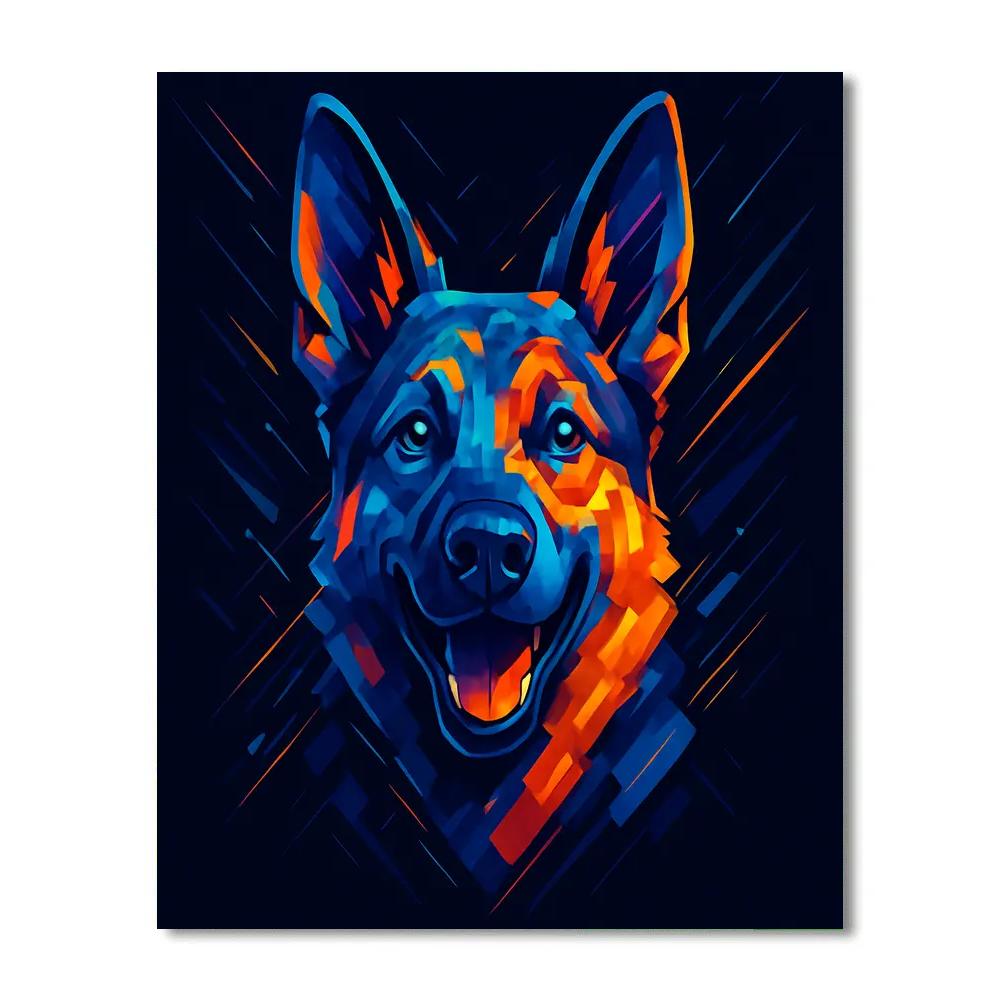 Turbo Hound Spectrum DIY paint by numbers