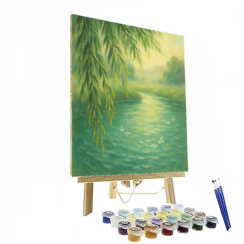 River Bend Willow paint by numbers