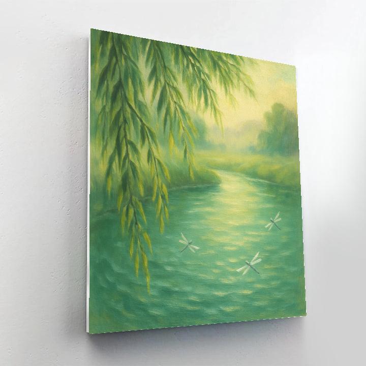River Bend Willow paint by numbers