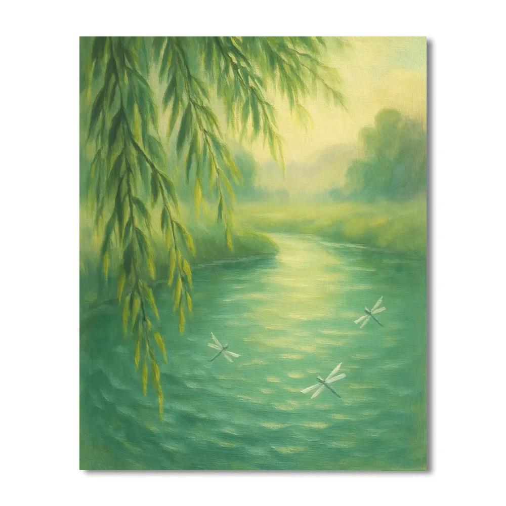 River Bend Willow paint by numbers